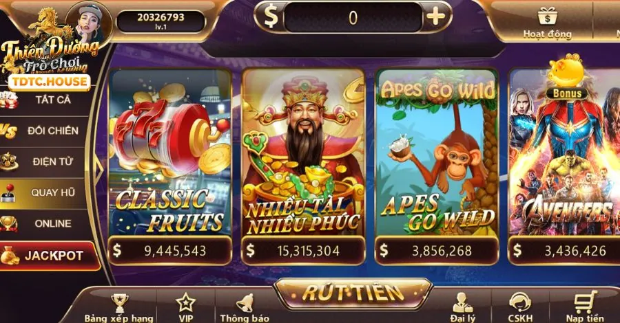 Kho game đa dạng trên JN88 APK